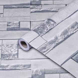 Wolpin 1000 cm Self Adhesive Wall Sticker Wallpaper Self Adhesive Sticker