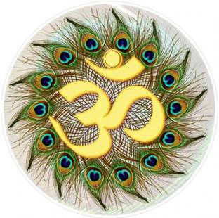 Masstone 51 cm Om Religious Wall Self Adhesive Sticker