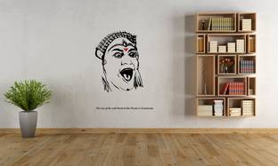PEACOCKRIDE 60 cm Buta Kola I Tuluvas I Kantara I Kannada I Karnataka I Wall Decal Self Adhesive Sticker