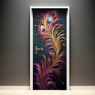 vrdb 78 inch Door Sticker Wallpaper Self Adhesive Sticker Self Adhesive Sticker