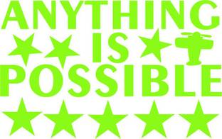 Ashamohar 29 cm Vinyl - Stars KEEPUP GOOD WORK Radium Night Glow for / -Pack - 1 ) Self Adhesive Sticker