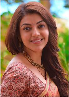 Starxdecals 30 cm Kajal agarwal wall sticker - Actress kajal agarwal wall sticker Self Adhesive Sticker