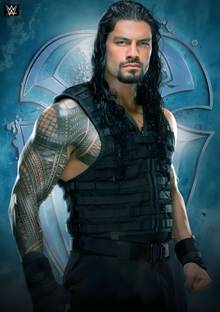 Dumdic 30 cm WWE Roman Reigns A4 Strong Self Adhesive Sticker