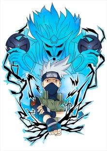 santer 12 inch Kakashi wall sticker - Kakashi Hatake wall stickers Glow in the Dark Sticker