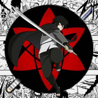 ThePage 35.56 cm Naruto - Itachi Sticker Self Adhesive Sticker