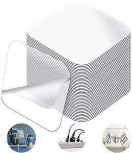 GaxQuly 6 cm Double Sided Tape No Trace Sticker Multipurpose Heavy Duty Clear Mounting Tape Self Adhesive Sticker