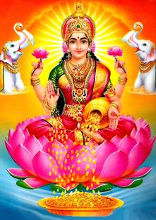 Dumdic 30 cm Sri Lakshmi A4 Strong Self Adhesive Sticker