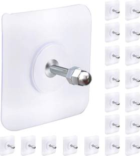 SUBERA Non Drilling invisible screw stickers with super sticky glue Hook 10