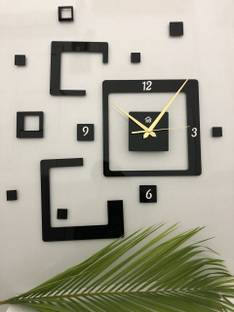 Quicktime 61 cm Sticker with Wall Clock. stickers can decorate your walls as you wish. Non-Reusable Sticker