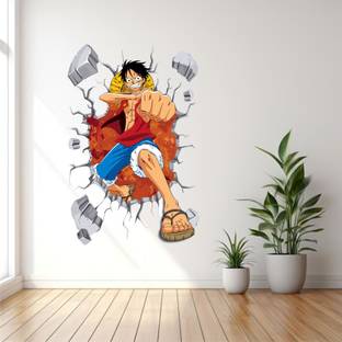 MEHMETDECOR 38 cm One Piece luffy Wall Stickers & Murals Size - 38x58cm Self Adhesive Sticker