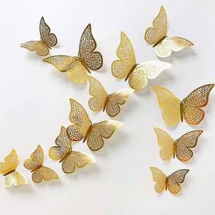 xtore 20.32 cm 3d Metallic Finish Flocked Reusable Sticker
