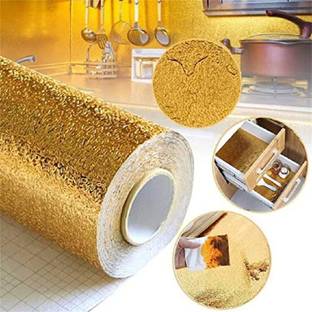 Coozico Foils Abstract Gold Wallpaper
