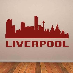 Xskin 29 cm Liverpool UK Cityscape Skyline Self Adhesive Sticker