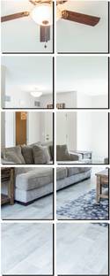 ADITYA CAPITAL STORE very big squre Silver with 10 Butt. (Pack of 10pcs)Wall |Acrylic Stickers Pack of 10