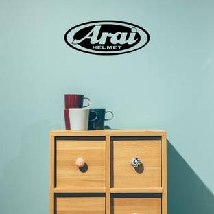 Xskin 29 cm Arai Helmet Wall Decals, Easy to Apply and Remove, 29cm Self Adhesive Sticker