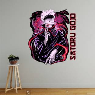 ArfulDecals 60 cm Satoru Gojo wall sticker Self Adhesive Sticker