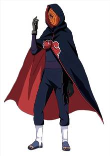 santer 12 inch Obito wall sticker - Naruto And Obito uchiha wall stickers Glow in the Dark Sticker