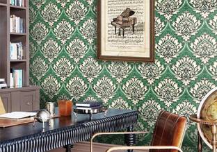 Flipkart SmartBuy 500 cm Wall Stickers Wallpaper Home Decoration Royal Floral Self Adhesive Self Adhesive Sticker