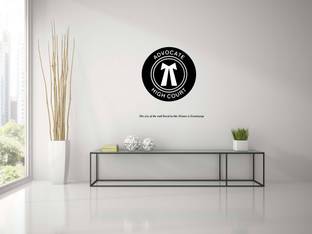 PEACOCKRIDE 60 cm Advocate I Lawyer I High Court I The Court I Wall Decal Self Adhesive Sticker