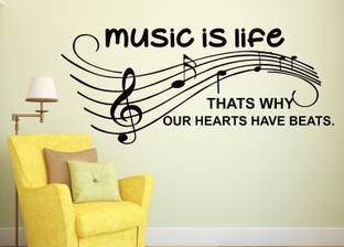 WALLSTICK 95 cm Music Life Removable Sticker