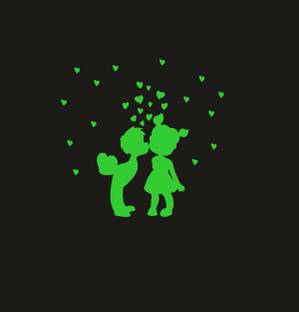 DreamKraft 25 cm Glow in The Dark Galaxy of Stars Radium Stickers Self Adhesive Sticker