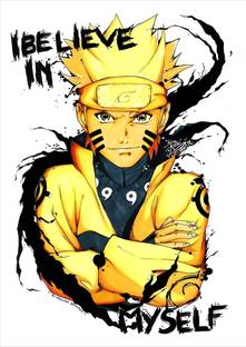 Starxdecals 30 cm Naruto wall sticker - Naruto quotes wall poster sticker Self Adhesive Sticker