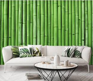 Flipkart SmartBuy 100 cm Green bamboo tree Wallpaper(100CM X45CM) Self Adhesive Sticker