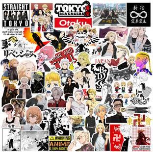 CodersParadise 5.5 cm Tokyo Revenger Stickers for Laptop, Diary, Guitar, Mobile Phone - Waterproof Self Adhesive Sticker
