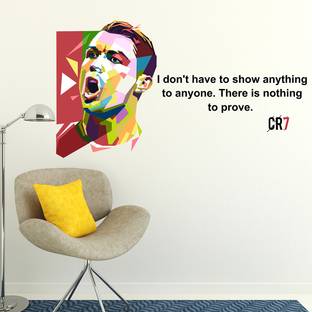 fuzzy 90 cm Cristiano Ronaldo Self Adhesive Sticker
