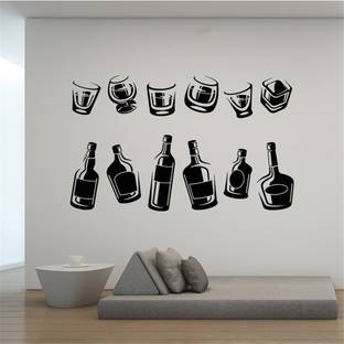 एक्स्किन Medium डेकोरेटिव वॉल स्टिकर वॉल डेकोरेशन स्टिकर