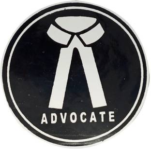 HADII 10.16 inch Advocate Stickers - Lawyer Stickers for Bike, Office Etc Self Adhesive Sticker