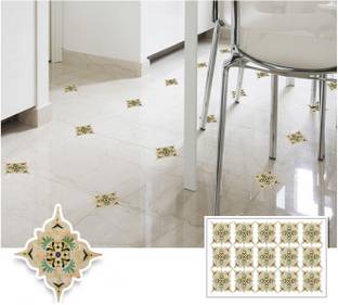 JAAMSO ROYALS 60 cm floor stickers, floor tiles stickers waterproof, tiles stickers for floor Removable Sticker