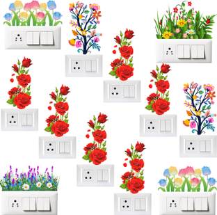 RSB HUB 46 cm Switch Board Sticker & Wall Sticker size 32 cm x 46 cm Self Adhesive Sticker