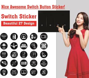 Stikor 1.5 cm Electric Board Sticker 27 Pcs Each Design Total 405 Pcs Stickers Self Adhesive Sticker
