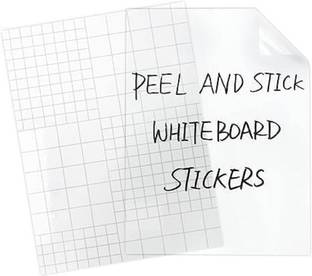 Timetech 30 cm A4 21 x 29.7 CM Clear Dry Erase Paper-Clearboard Contact Paper Sheets Self Adhesive Sticker