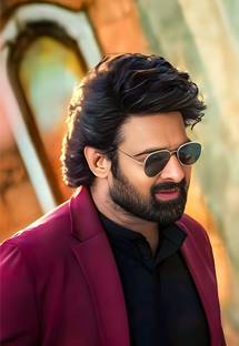 udhaya 50 cm Prabhas Wall Sticker - Large Size - 300GSM - Glossy -Strong Adhesive Self Adhesive Sticker
