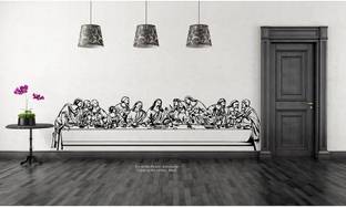 DECORNDECOR 48 cm The Last Supper wall sticker Self Adhesive Sticker