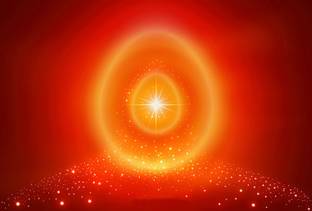 ShubhFly 47 cm Om Shanti Point of Light the Soul World Sticker Brahma Kumaris Wall Poster Self Adhesive Sticker