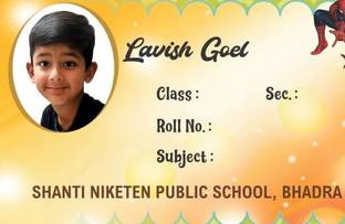 Nanni 3 cm Royal Label with Your Kids Photo |School Notebooks Customized Labels Removable Sticker