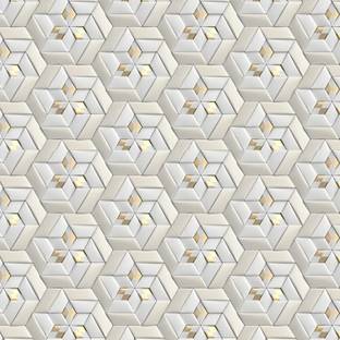 FOKRIM 300 cm ST- LIGHT GREY GEOMETRIC 45X300 Self Adhesive Sticker