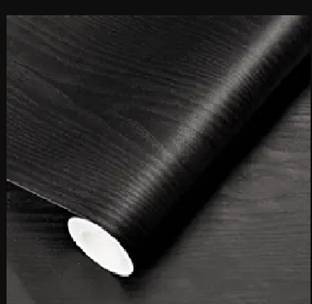SIA VENDORS 121.92 cm Black WallpaperKitchen 60cm x 153cm(Black Removable Sticker