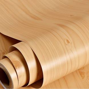 RUSHABH ENTERPRISE 200 cm 200 cm Self Adhesive Wood Vinyl Wallpaper Waterproof Old Furniture(60*200 CM) Self Adhesive Sticker