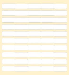 BlackDreams 2 cm Plain Small Blank Label (20mmx10mm) for General Use - White - Pack of - 2000 Self Adhesive Sticker