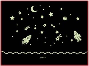 JAAMSO ROYALS 81.28 cm Glow in Dark Sticker Glow in the Dark Sticker