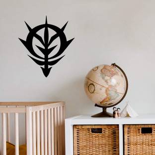 SnappyVinyl 29 cm Gundam Zeon Wall Decals, Easy to Apply Self Adhesive Sticker