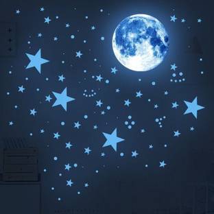 NAGINA'S 12 inch night glowing radium star Glow in the Dark Sticker