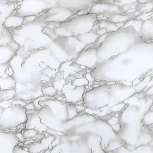 Flipkart SmartBuy 500 cm White Marble Design Peel and Stick Self Adhesive Wallpaper ( 500 CM X 45 CM ) Self Adhesive Sticker