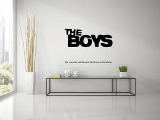 PEACOCKRIDE 60 cm The Boys I The Boys Meme I Wall Decal Self Adhesive Sticker