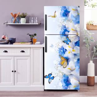 WallWear 160 cm F- White fool Butterfly Self Adhesive Sticker