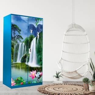 Decor1ders 213 cm Almira Wallpaper Stickers MountainWaterFallAlmira Wardrobe Sticker For Home Self Adhesive Sticker